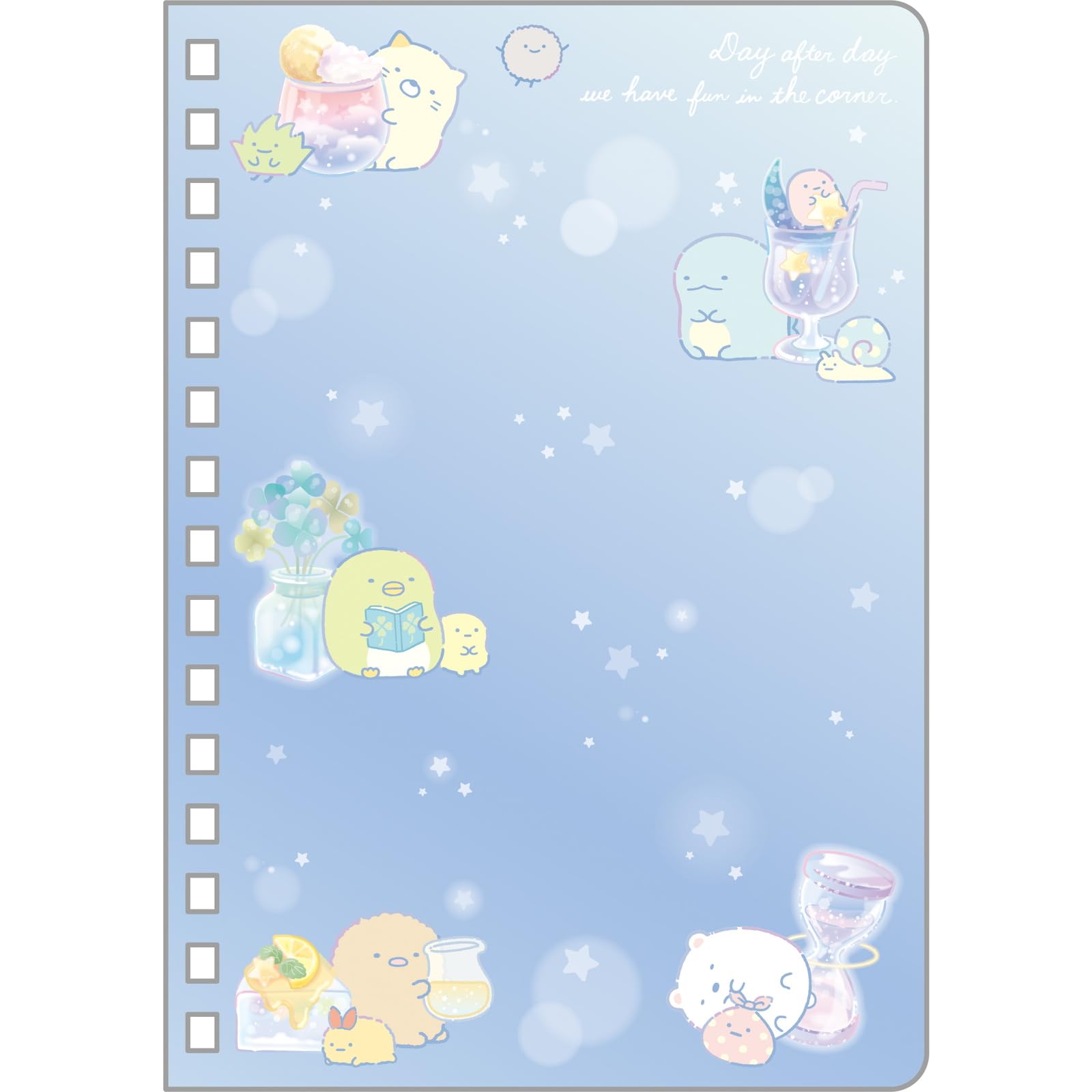 San-X Sumikko Gurashi Sticker Notebook SE62802 156x110mm- Japan Figure Store - #1 Bring To You The Best Japanese Goods