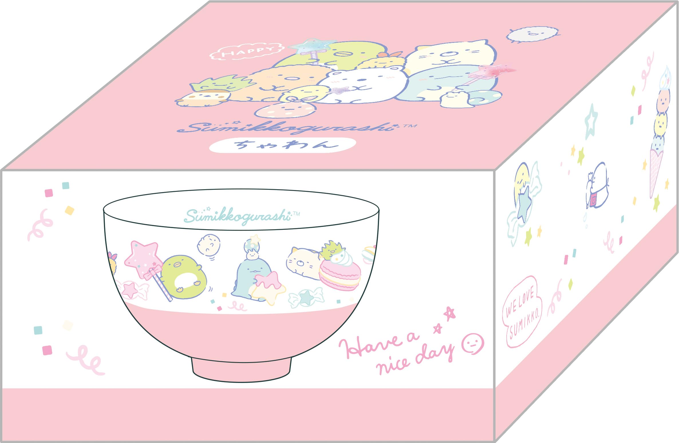 San-X Sumikko Gurashi Pink Tea Bowl Tk19506 – Cute Collectible Kitchenware- Japan Figure Store - #1 Bring To You The Best Japanese Goods