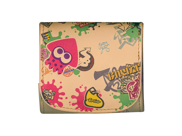 Sanei Boeki Favorite+ Genuine Leather Coin Case Splatoon 2 7.5Cm Tall- Japan Figure Store - #1 Bring To You The Best Japanese Goods