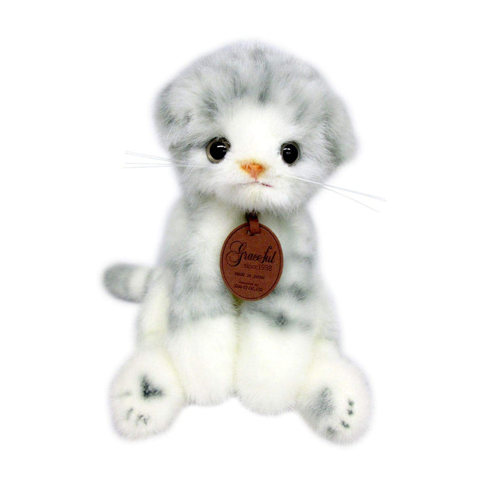 Sanei Boeki Graceful Cat Stuffed Animal Grey 22cm - Made in Japan- Japan Figure Store - #1 Bring To You The Best Japanese Goods