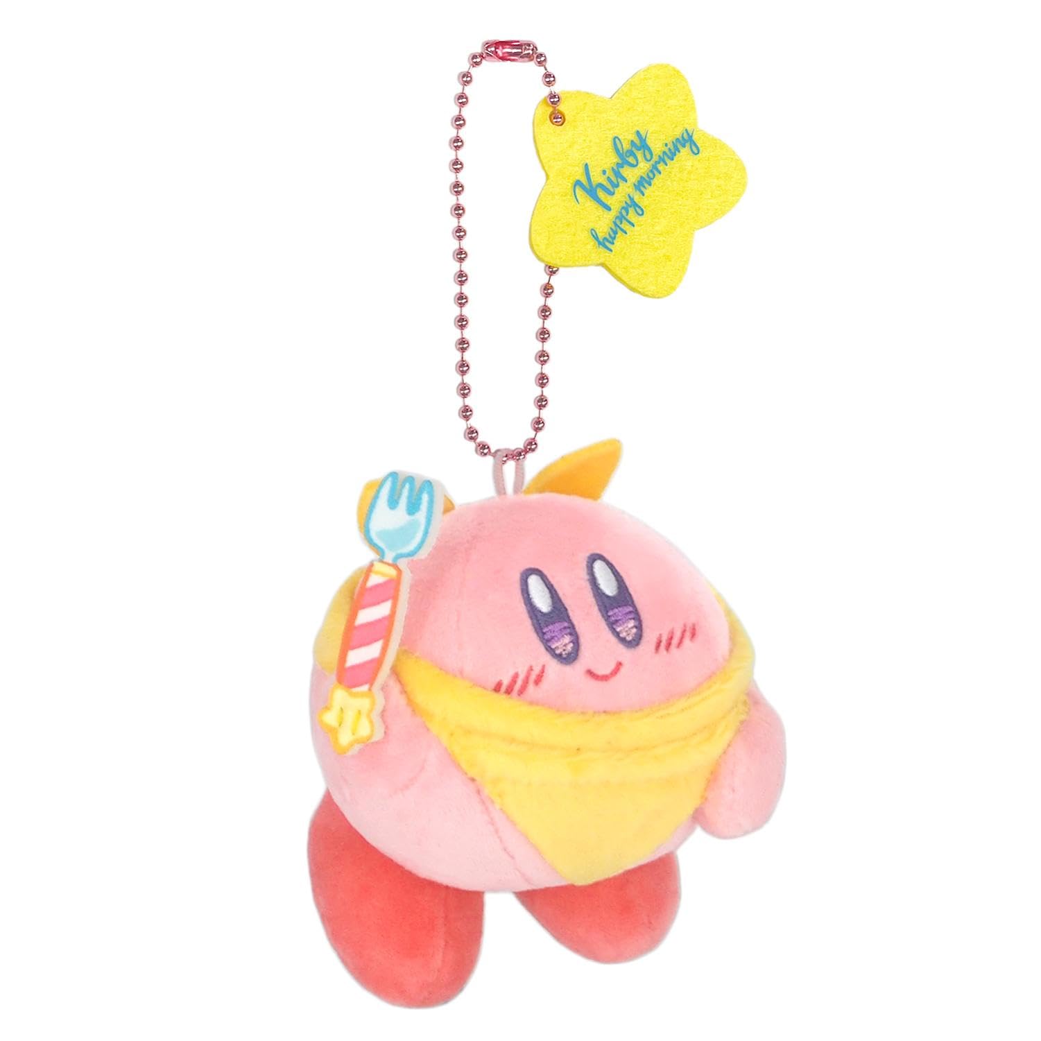 Sanei Boeki Kirby's Breakfast Mascot Plush 8x9x8cm - Happy Morning KHM-04- Japan Figure Store - #1 Bring To You The Best Japanese Goods