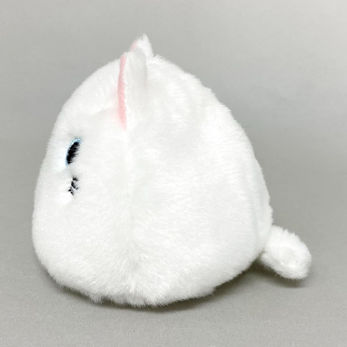 Sanei Boeki Nekodango White Plush Toy 9x8x7cm- Japan Figure Store - #1 Bring To You The Best Japanese Goods