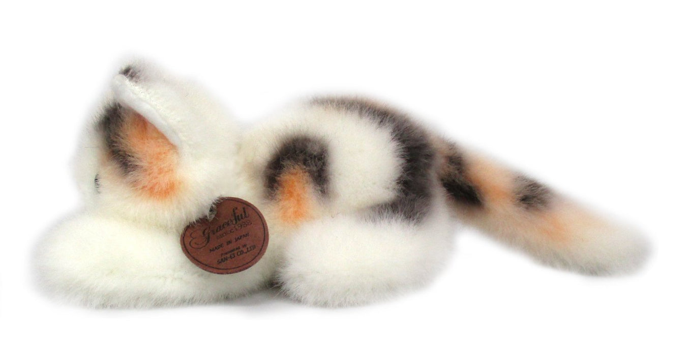 Sanei Boeki Graceful Miiya The Kitten Crawling Plush Toy Made in Japan 12x18x9cm- Japan Figure Store - #1 Bring To You The Best Japanese Goods
