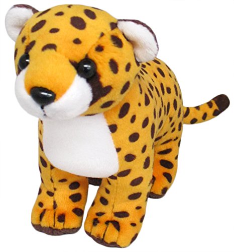 Sanei Boeki Original Plush Toy Jiggly Animal Cheetah 5.5x15x11.5cm- Japan Figure Store - #1 Bring To You The Best Japanese Goods