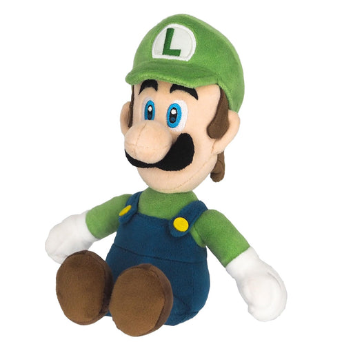Sanei Boeki Super Mario Luigi Plush Toy 26cm - All Star Collection- Japan Figure Store - #1 Bring To You The Best Japanese Goods