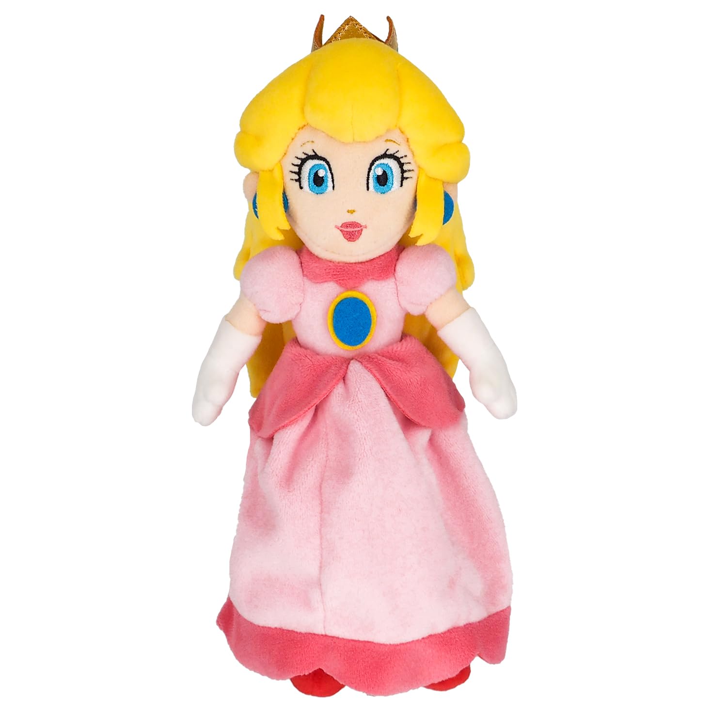 Sanei Boeki Super Mario Peach Plush Toy 26cm – All Star Collection- Japan Figure Store - #1 Bring To You The Best Japanese Goods