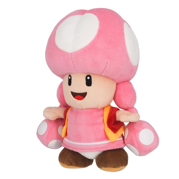 Sanei Boeki Super Mario All Star Toad Plush Toy 13.5cm x 10cm x 20cm - Sanei Boeki- Japan Figure Store - #1 Bring To You The Best Japanese Goods