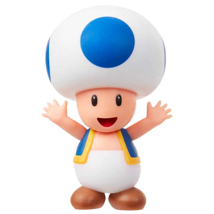 Sanei Boeki Super Mario Figure Collection Blue Toad Fcm-033- Japan Figure Store - #1 Bring To You The Best Japanese Goods