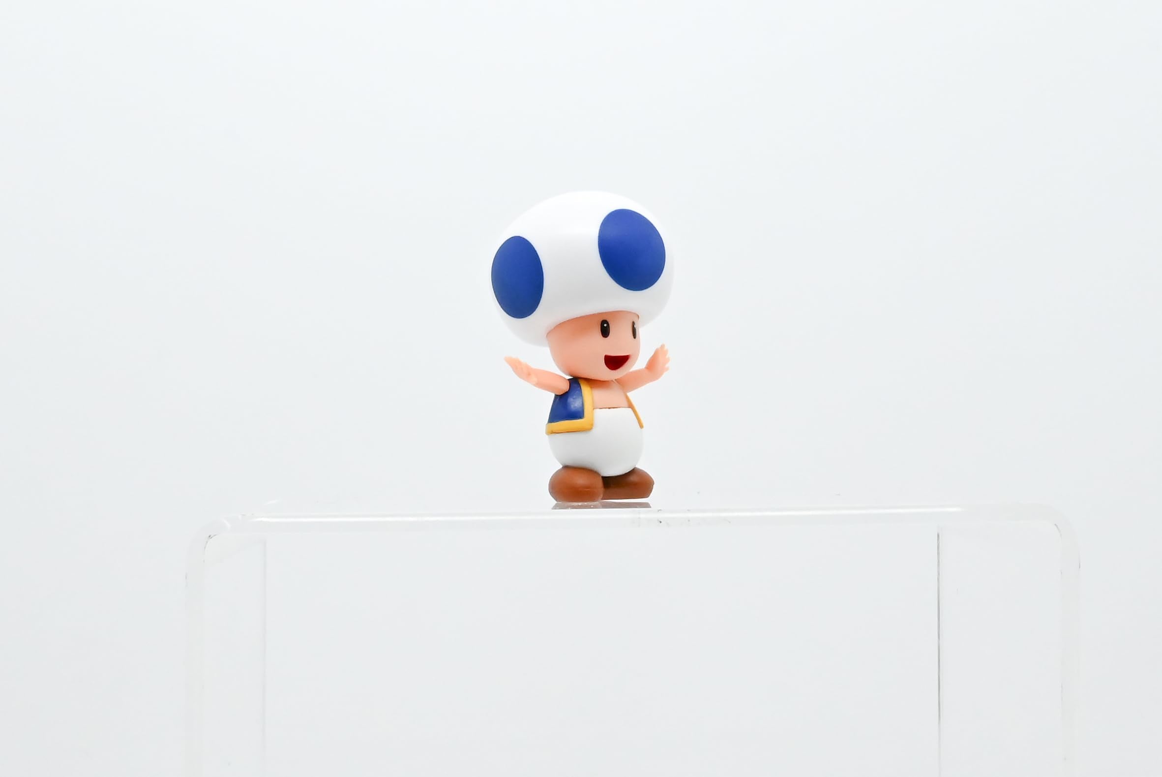 Sanei Boeki Super Mario Figure Collection Blue Toad Fcm-033- Japan Figure Store - #1 Bring To You The Best Japanese Goods