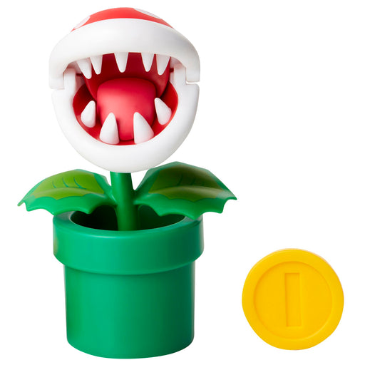 Sanei Boeki Super Mario Figure Collection Pac-N-Flower With Coin Fcp-007