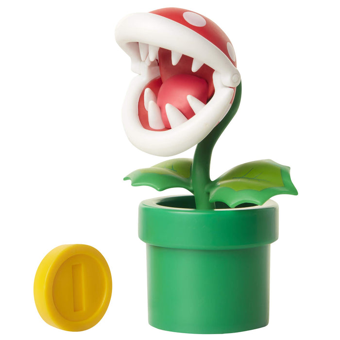 Sanei Boeki Super Mario Figure Collection Pac-N-Flower With Coin Fcp-007