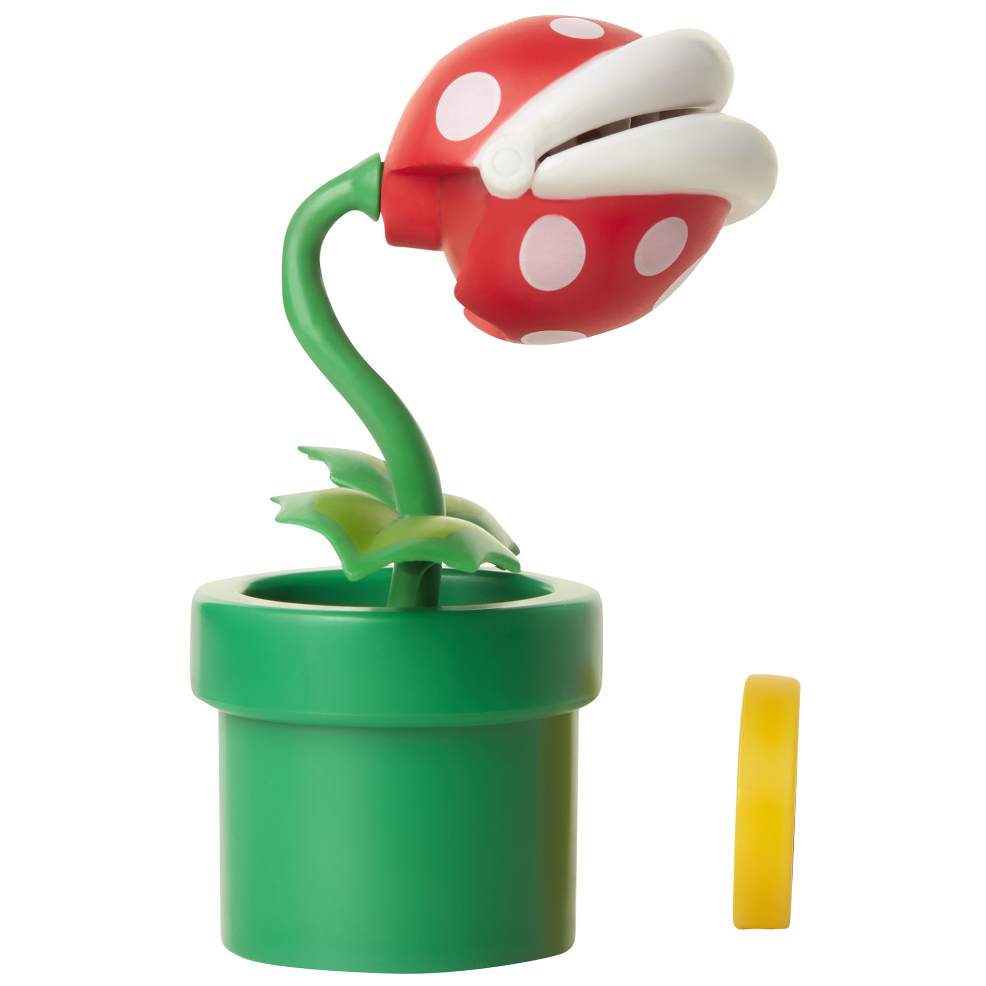Sanei Boeki Super Mario Figure Collection Pac-N-Flower With Coin Fcp-007