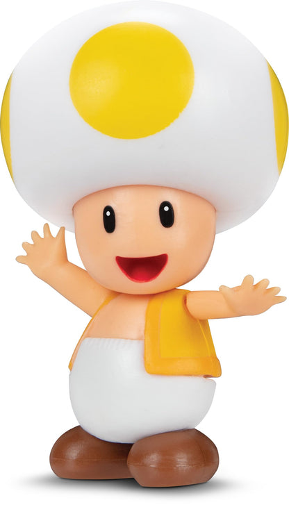 Sanei Boeki Super Mario Figure Collection Yellow Toad Model Fcm-034- Japan Figure Store - #1 Bring To You The Best Japanese Goods