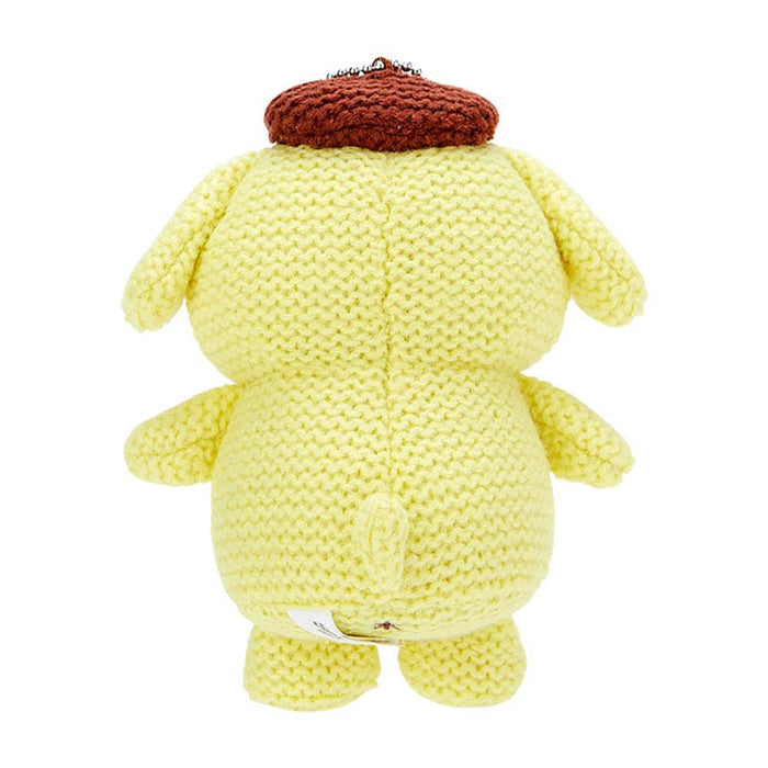 Sanrio Amigurumi Pompompurin Knitted Mascot Holder 11 x 7 x 12.5 cm- Japan Figure Store - #1 Bring To You The Best Japanese Goods