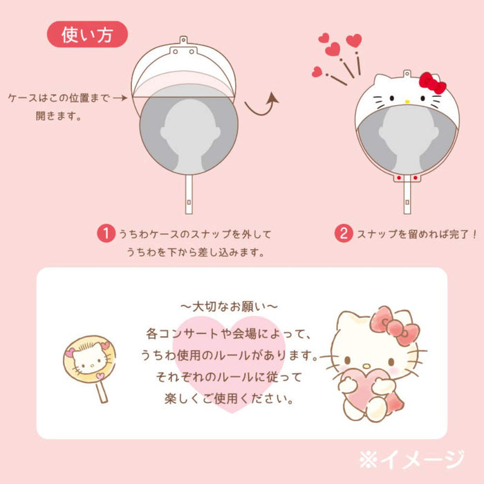 Sanrio Bad Badtz-Maru Fan Case Enjoy Idol Edition Durable and Stylish- Japan Figure Store - #1 Bring To You The Best Japanese Goods