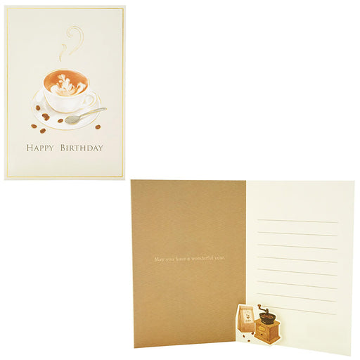 Sanrio Birthday Coffee Greeting Card with Overseas Shipping Bd191-3- Japan Figure Store - #1 Bring To You The Best Japanese Goods