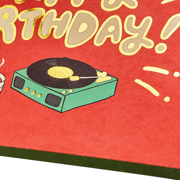 Sanrio Birthday Greeting Card with Record Room Design – Ships Internationally- Japan Figure Store - #1 Bring To You The Best Japanese Goods
