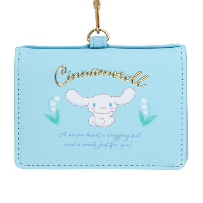 Sanrio Cinnamoroll Bi-Fold ID Card Case 7.5x10.5x1.5 cm Personal Accessory- Japan Figure Store - #1 Bring To You The Best Japanese Goods