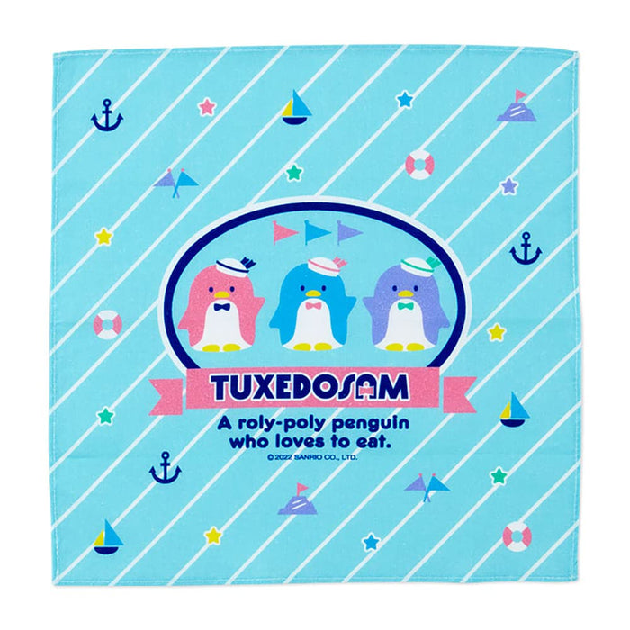 Sanrio Tuxedo Sam Case and Handkerchief Set - Fashionable Goods - 13.5 x 13.7 Cm- Japan Figure Store - #1 Bring To You The Best Japanese Goods
