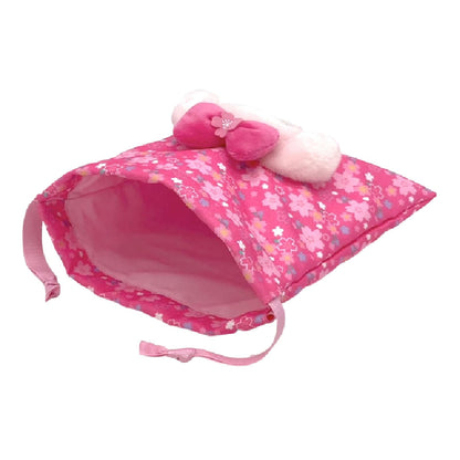 Nakajima Corporation Sanrio My Melody Sakura Kimono Drawstring Bag Japan Official- Japan Figure Store - #1 Bring To You The Best Japanese Goods