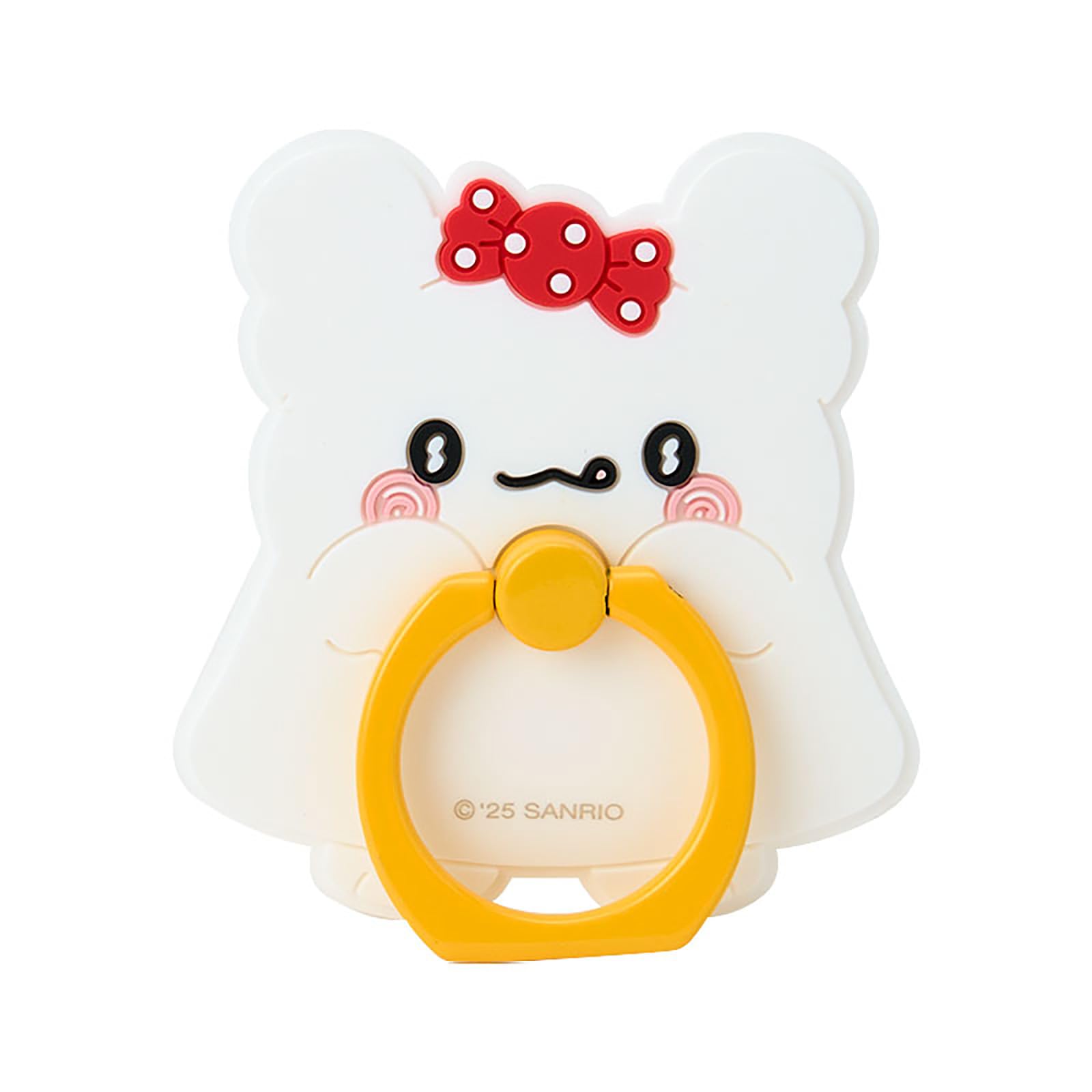 Sanrio Smartphone Ring Hanamaru Ghost PVC/Steel I Love Sweets Design