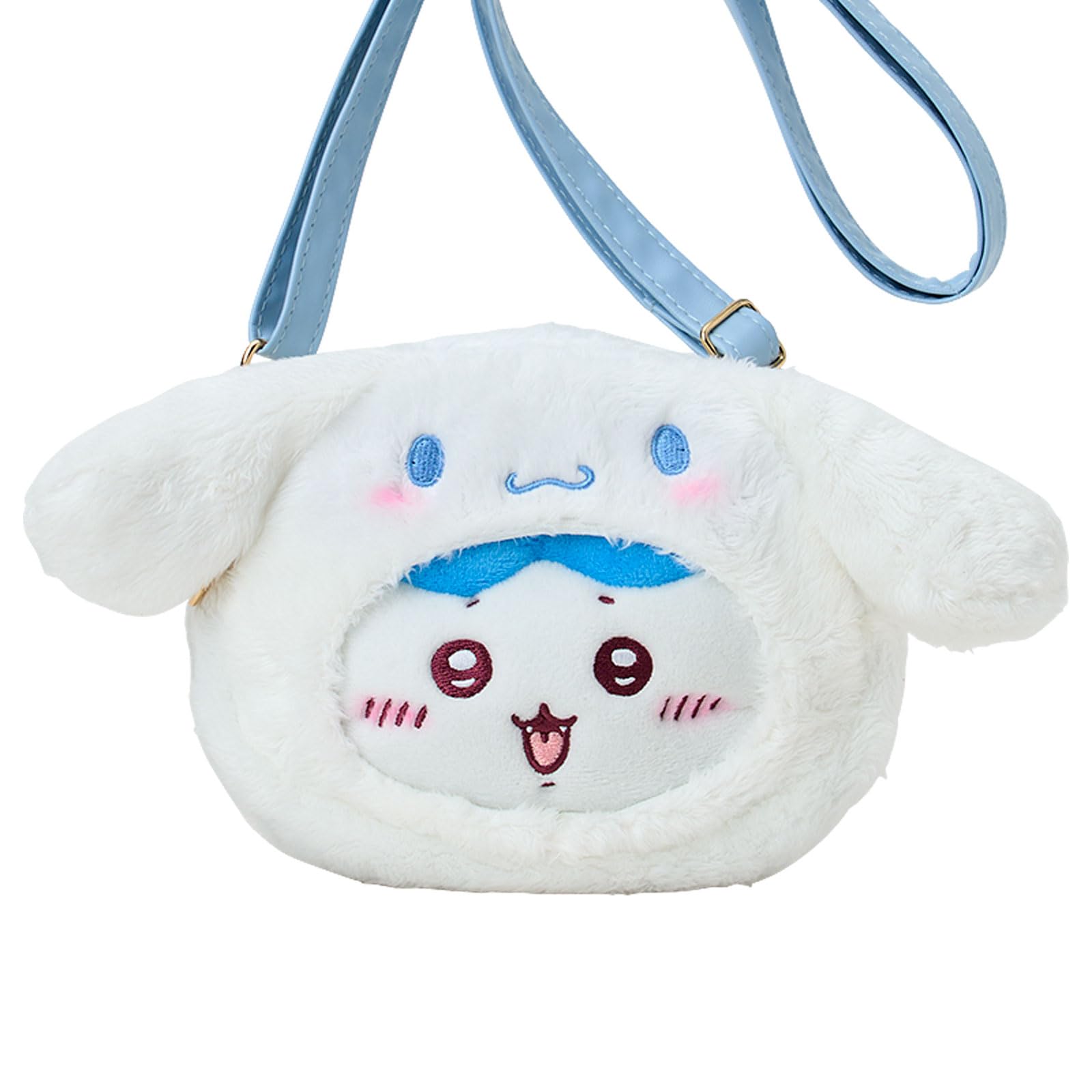 Sanrio Chiikawa Pochette Hachiware Cinnamoroll Bag Polyester PU Leather Ages 3+