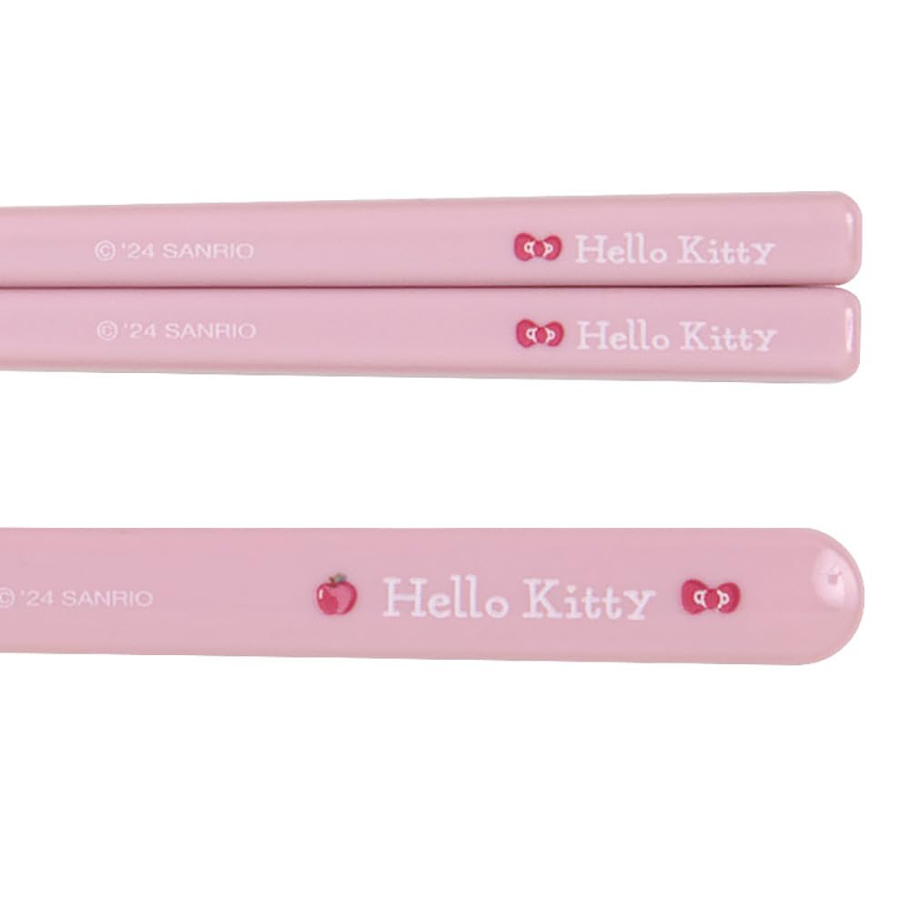 Sanrio Hello Kitty Chopsticks & Spoon Set 1.8 x 18.8 x 4.7 cm Lunch Goods- Japan Figure Store - #1 Bring To You The Best Japanese Goods