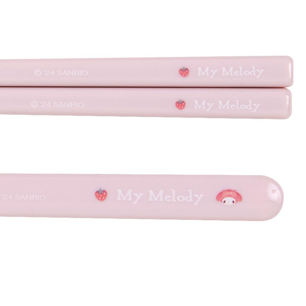 Sanrio My Melody Chopsticks and Spoon Set 1.8 x 18.8 cm - New Life Lunch Goods- Japan Figure Store - #1 Bring To You The Best Japanese Goods