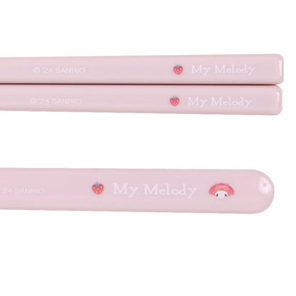 Sanrio My Melody Chopsticks and Spoon Set 1.8 x 18.8 cm - New Life Lunch Goods- Japan Figure Store - #1 Bring To You The Best Japanese Goods