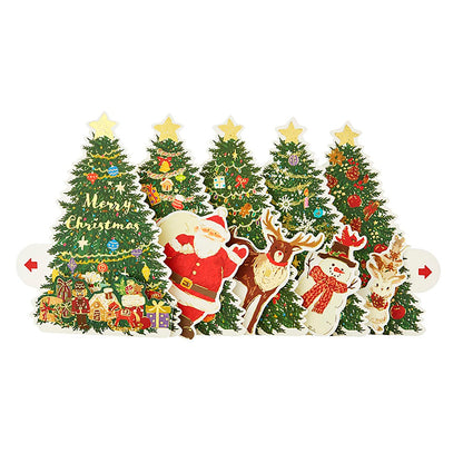 Sanrio Christmas Greeting Card - Santa From The Tree - Overseas Shipping- Japan Figure Store - #1 Bring To You The Best Japanese Goods