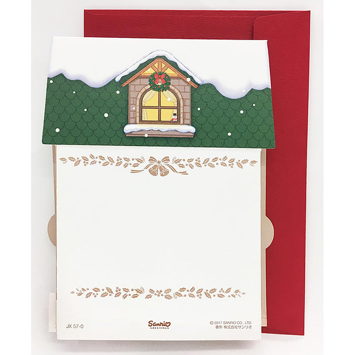 Sanrio Christmas Greeting Cards Santa In The House - Overseas Shipping Available- Japan Figure Store - #1 Bring To You The Best Japanese Goods