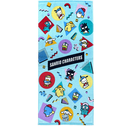 Sanrio Face Towel 34x75cm Cinnamon Pochacco Hangyodon Street Collection- Japan Figure Store - #1 Bring To You The Best Japanese Goods