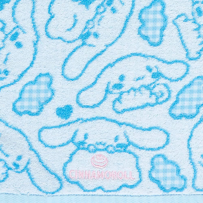Sanrio Cinnamoroll Antibacterial Deodorizing Face Towel Silver 801127- Japan Figure Store - #1 Bring To You The Best Japanese Goods
