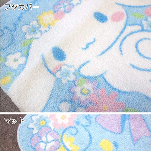 Sanrio Cinnamoroll Cinnamon Toilet Cover & Mat 2-Piece Set - Fits Heated Toilets- Japan Figure Store - #1 Bring To You The Best Japanese Goods