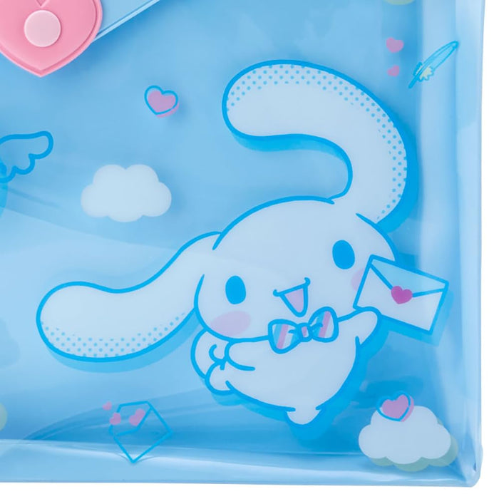 Sanrio Cinnamoroll Clear Multi Pouch 20x26.5x3cm Character Flat Letter Pouch- Japan Figure Store - #1 Bring To You The Best Japanese Goods