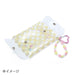 Sanrio Cinnamoroll Clear Pouch Pastel Checker 15x12x2 cm with Charm- Japan Figure Store - #1 Bring To You The Best Japanese Goods