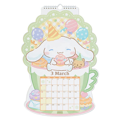 Sanrio Cinnamoroll Die-Cut 2022 Calendar 748650- Japan Figure Store - #1 Bring To You The Best Japanese Goods