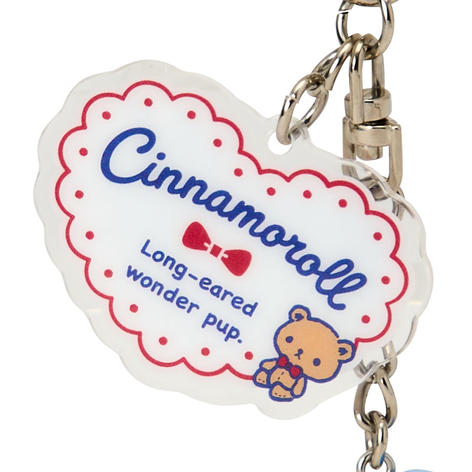 Sanrio Cinnamoroll Keychain with Kuma San - Cute Collectible Accessory