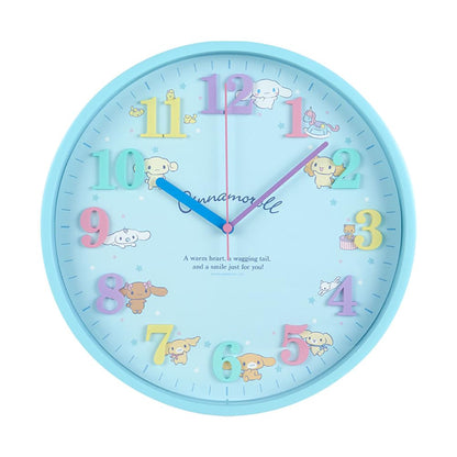 Sanrio Cinnamoroll Wall Clock 29.5 X 29.5 Cm Character Decor- Japan Figure Store - #1 Bring To You The Best Japanese Goods