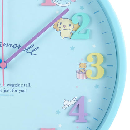 Sanrio Cinnamoroll Wall Clock 29.5 X 29.5 Cm Character Decor- Japan Figure Store - #1 Bring To You The Best Japanese Goods