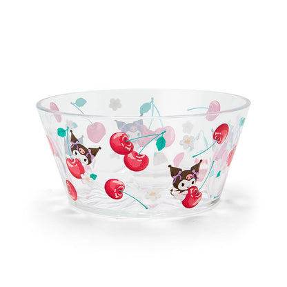 Sanrio Clear Bowl Colorful Fruit Kuromi 6.2x13x13cm - Cute Character Design- Japan Figure Store - #1 Bring To You The Best Japanese Goods