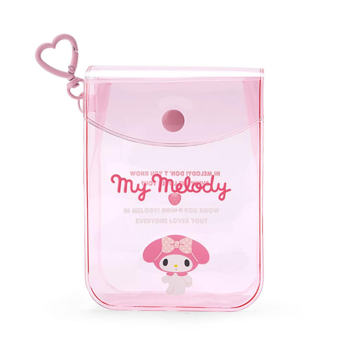 Sanrio Clear Mini Pouch My Melody 13x10x4cm Character 199818- Japan Figure Store - #1 Bring To You The Best Japanese Goods