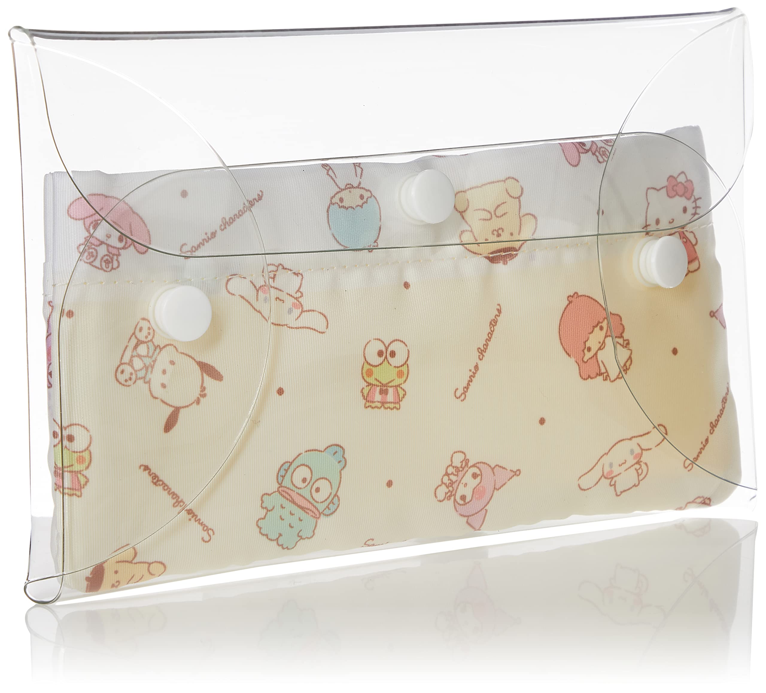 Sanrio Clear Multi-Case with Inner Pouch - My Melody Kuromi Cinnamoroll- Japan Figure Store - #1 Bring To You The Best Japanese Goods