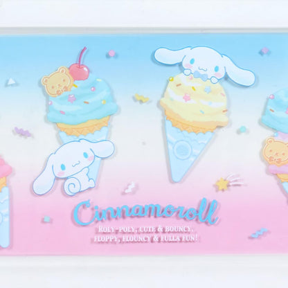 Sanrio Clear Pen Tray Ice Party Cinnamoroll 390119 Stylish Desk Organizer- Japan Figure Store - #1 Bring To You The Best Japanese Goods