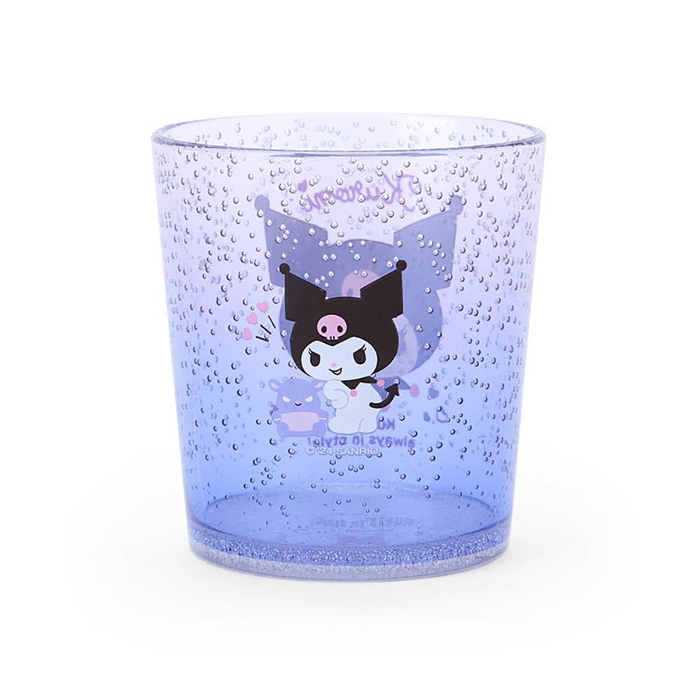 Sanrio Clear Tumbler Kuromi 300ml Portable BPA-Free Cup- Japan Figure Store - #1 Bring To You The Best Japanese Goods