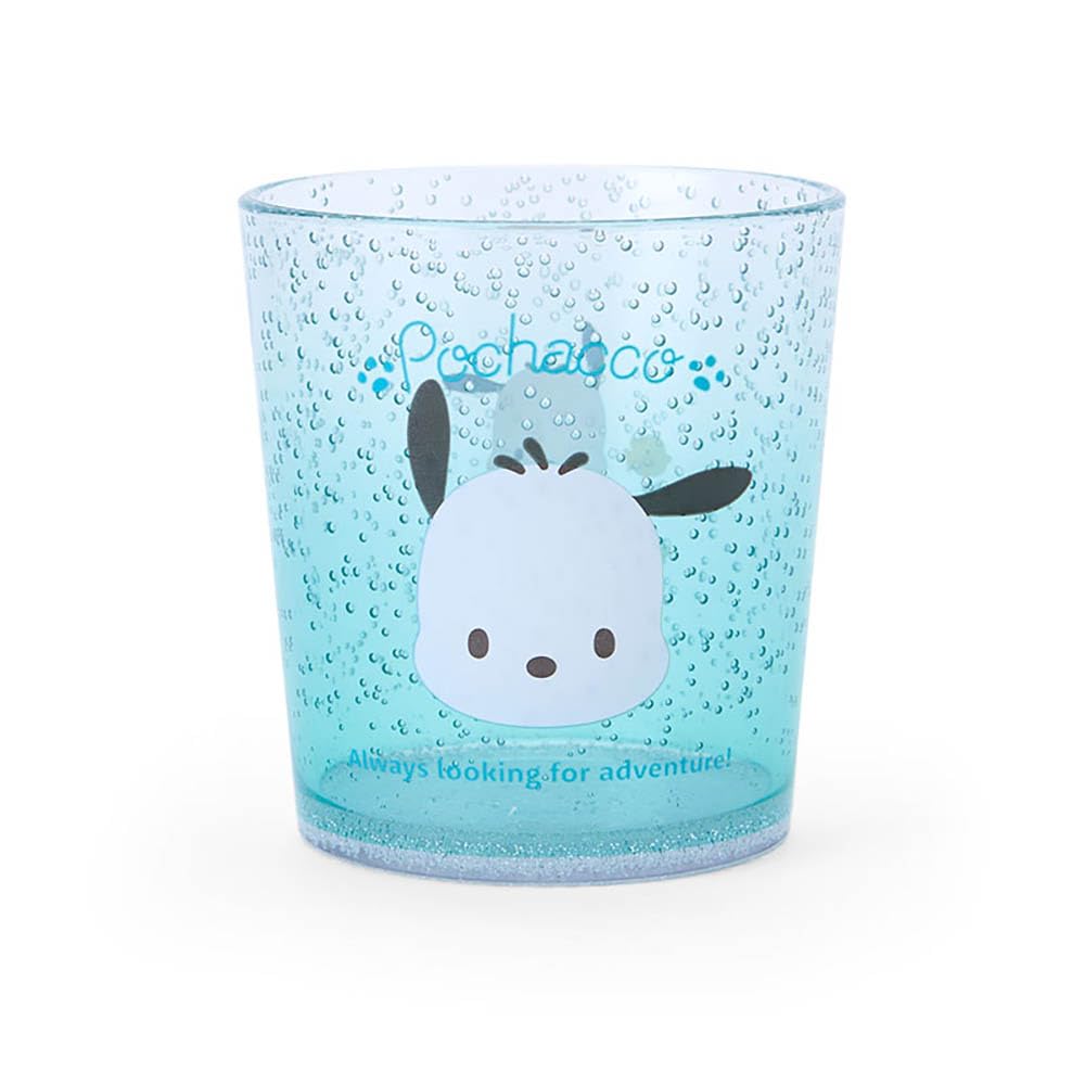Sanrio Pochacco Clear Tumbler 300ml Perfect for Beverages- Japan Figure Store - #1 Bring To You The Best Japanese Goods