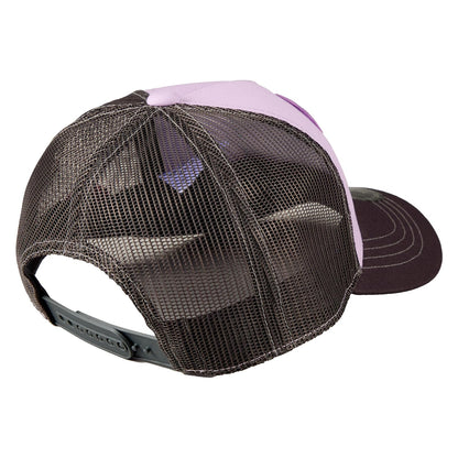 Sanrio Kuromi Cosmetic Case Light Purple and Charcoal Mesh Cap- Japan Figure Store - #1 Bring To You The Best Japanese Goods