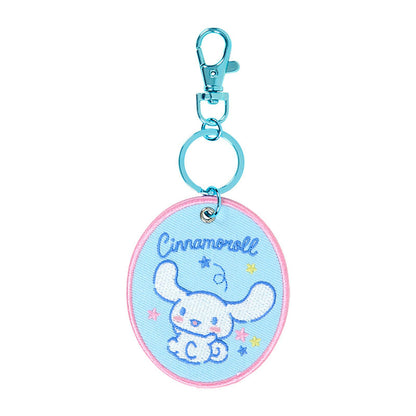 Sanrio Cinnamoroll Embroidered Keychain First Edition Polyester Steel