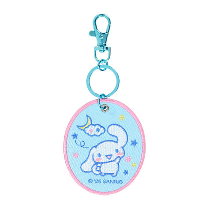 Sanrio Cinnamoroll Embroidered Keychain First Edition Polyester Steel
