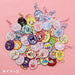 Sanrio Pompompurin Embroidered Patch Keychain Polyester Steel Edition 1